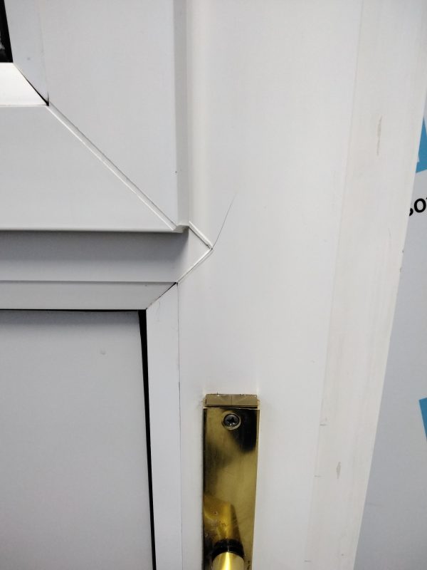 Used White Upvc Stable Back Door 920mm x 2050mm 0701 - Image 8