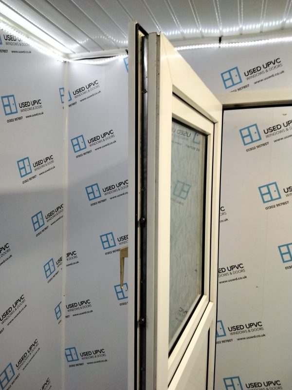 Used White Upvc Stable Back Door 920mm x 2050mm 0701 - Image 6