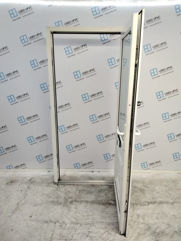 Used White Upvc Front Door 930mm x 2020mm 0704 - Image 3