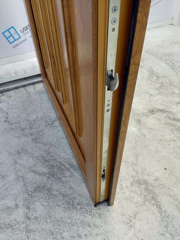 Used Oak Upvc Front Door 935mm x 2080mm 0294 - Image 6
