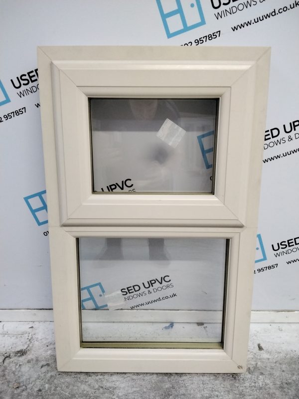 Brand New Cream Ex Display Upvc Window 500mm x 805mm C3023