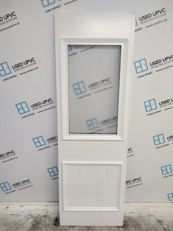 Used White Upvc Back Door Panel 560mm x 1725mm x 24mm UDP0030