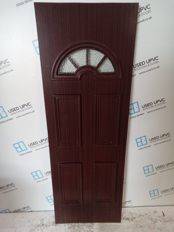 Used Woodgrain Upvc Back Door Panel 630mm x 1810mm UDP0027