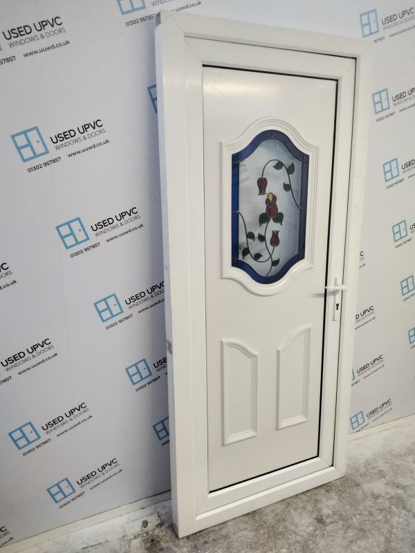 Used White Upvc Back Door 930mm x 2070mm 0734 - Image 6