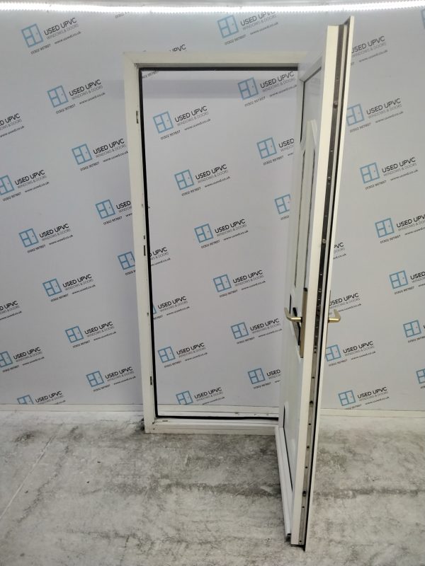 Used White Upvc Front Door 895mm x 2085mm 0735 - Image 3