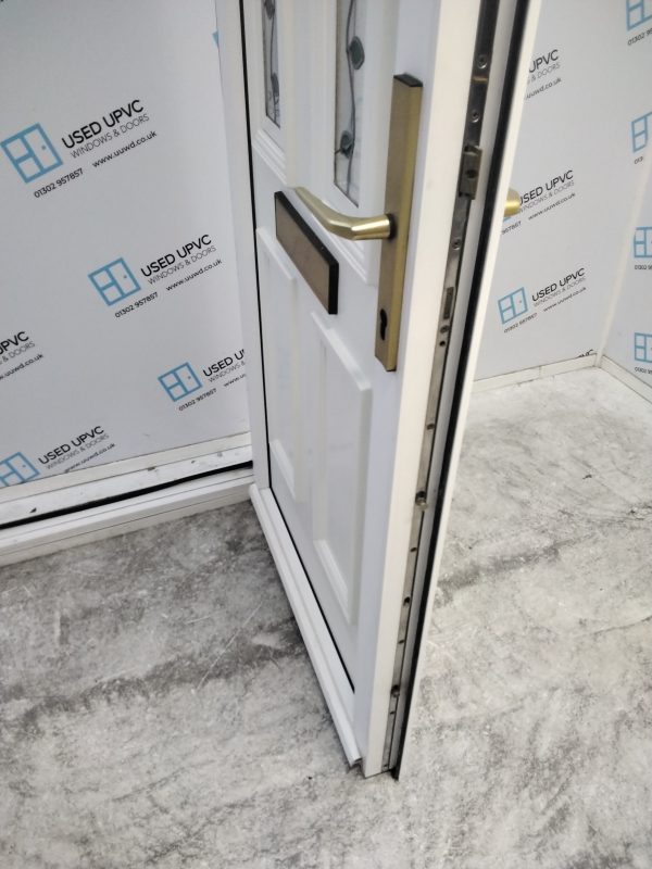 Used White Upvc Front Door 895mm x 2085mm 0735 - Image 5