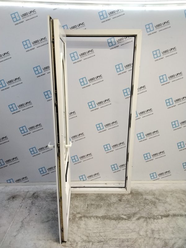 Used White Upvc Front Door 915mm x 2050mm (Reduce To 895mm x 2050mm) 0739 - Image 3