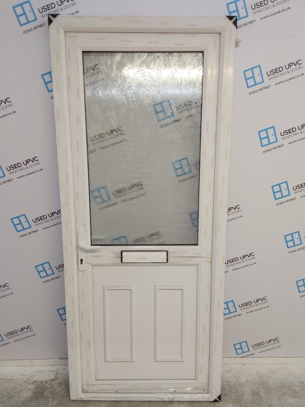 Brand New White Upvc Front Door 890mm x 2100mm ND84