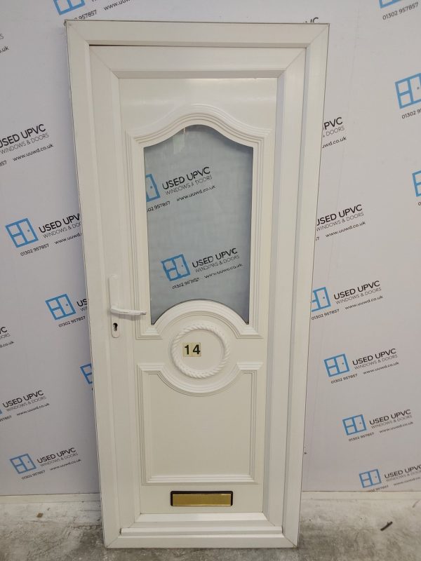 Used White Upvc Front Door 835mm x 2040mm C6018