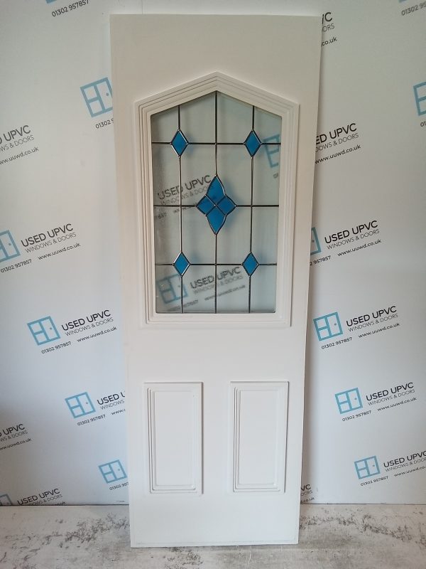 Used White Upvc Back Door Panel 630mm x 1800mm x 28mm UDP0031