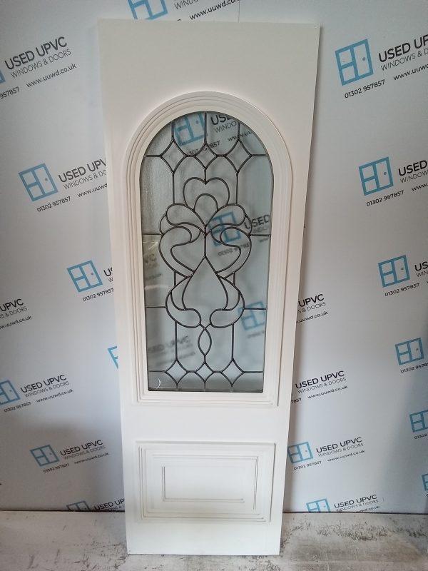 Used White Upvc Back Door Panel 595mm x 1835mm x 28mm UDP0047