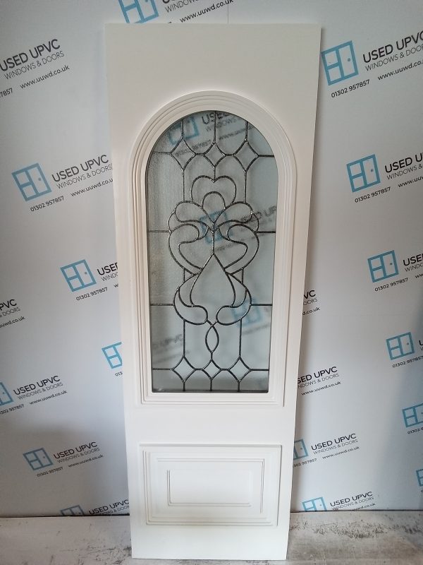 Used White Upvc Back Door Panel 595mm x 1835mm x 28mm UDP0047 - Image 2