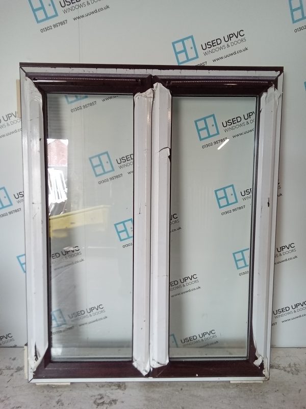 Brand New Rosewood Upvc Window 1060mm x 1340mm C7100