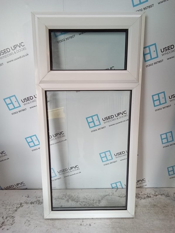 Used White Upvc Window 640mm x 1330mm W0136