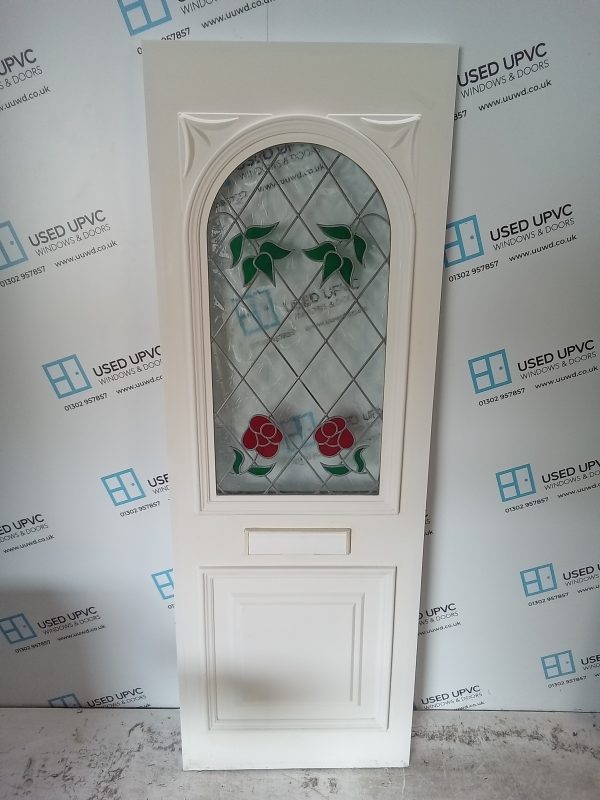 Used White Upvc Front Door Panel 635mm x 1810mm x 28mm UFDP0026