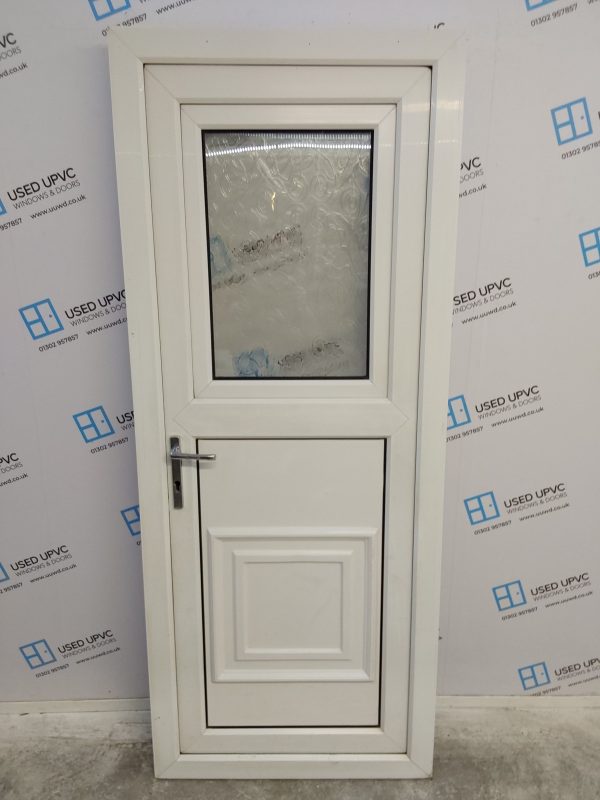 Used White Upvc Back Stable Door 820mm x 2025mm C6070
