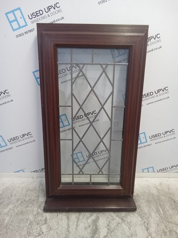 Used Woodgrain Upvc window 600mm x 1100mm (Reduce To 1085mm) W0069