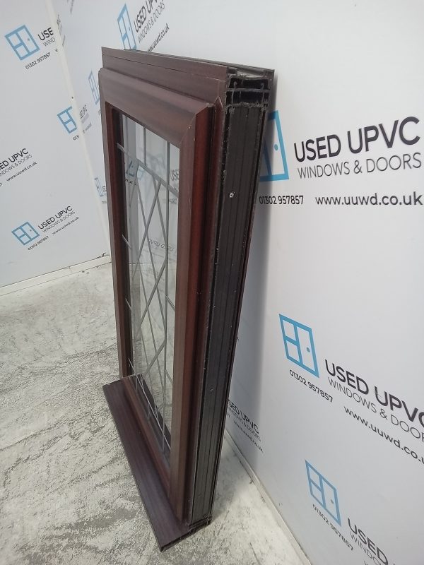 Used Woodgrain Upvc window 600mm x 1100mm (Reduce To 1085mm) W0069 - Image 5