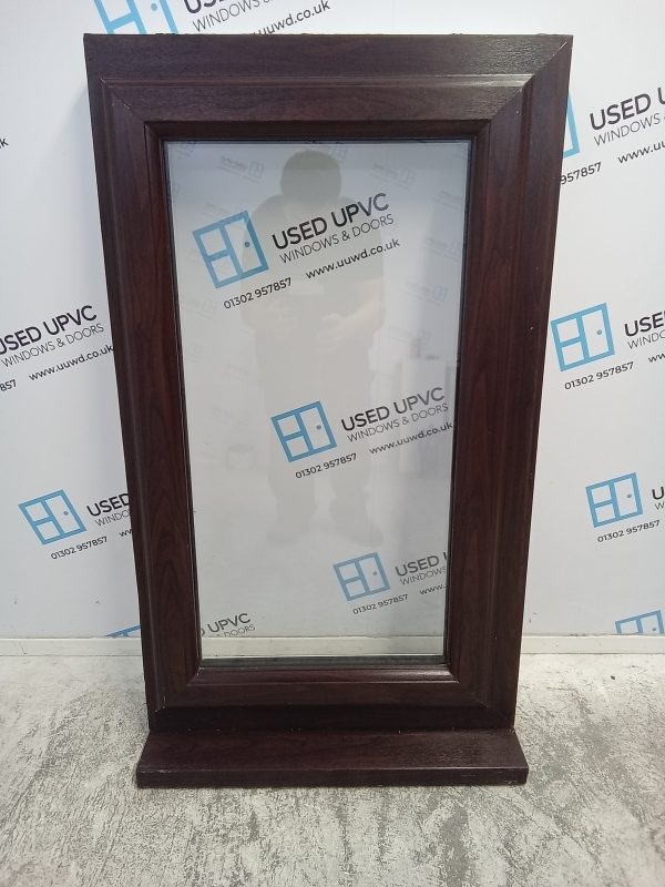 Used Rosewood Upvc Window 635mm x 1090mm W0071