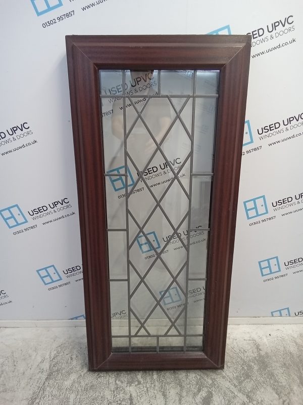 Used Woodgrain Upvc window 595mm x 1310mm W0082