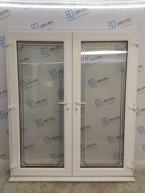Used White Upvc French Doors 1790mm x 2110mm EA3