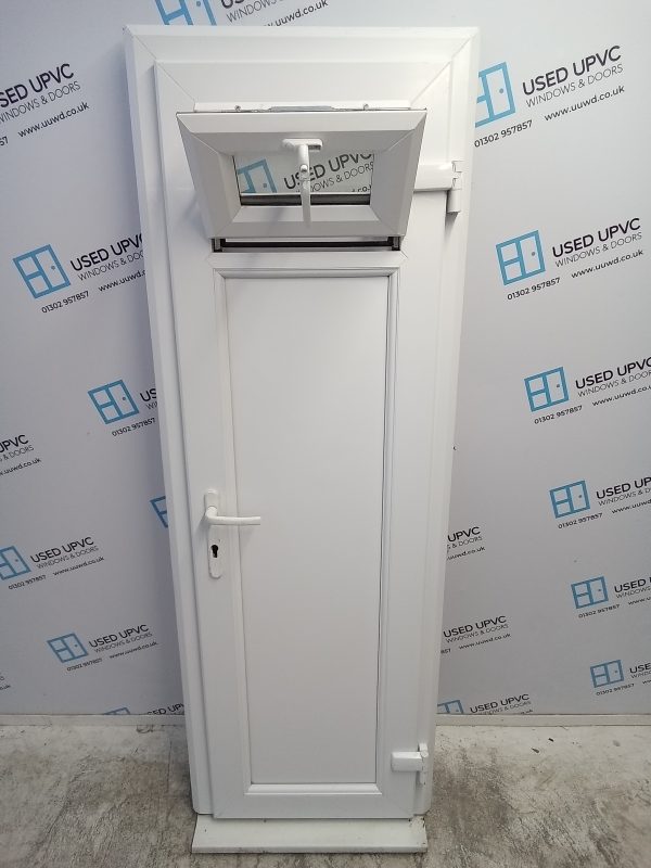 Used White Upvc Kennel/cattery Door (outward opening) 615mm x 1865mm 0718 - Image 4