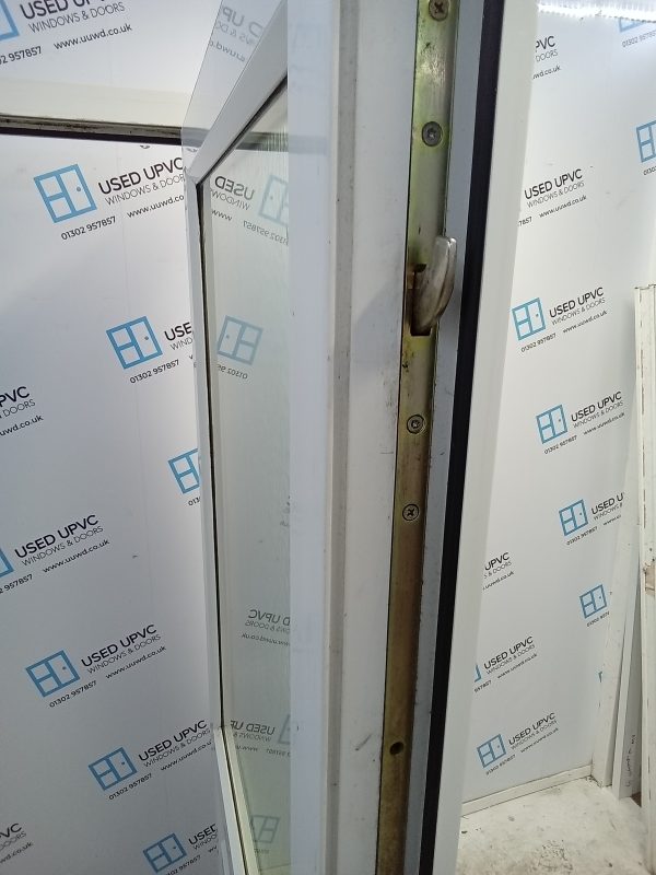 Used White Upvc Back Door And Side Panel 1210mm x 2015mm DS037 - Image 4