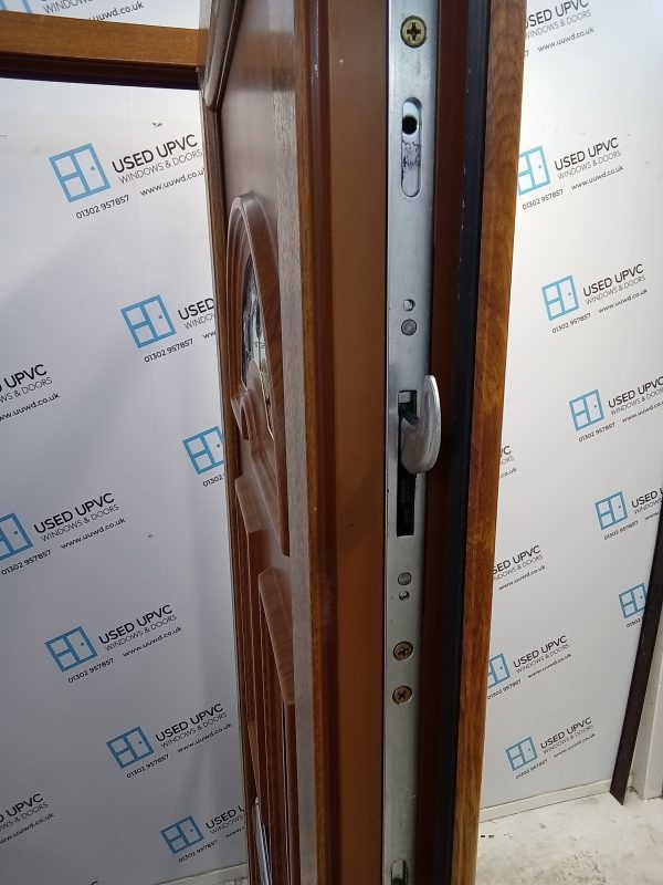 Used Oak Upvc Front Door And Side 1360mm x 2050mm DS038 - Image 4