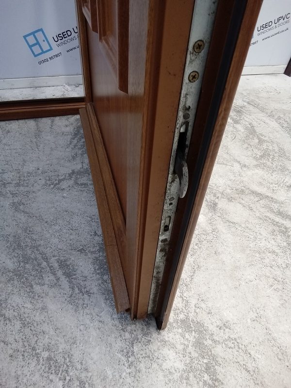 Used Oak Upvc Front Door And Side 1360mm x 2050mm DS038 - Image 6
