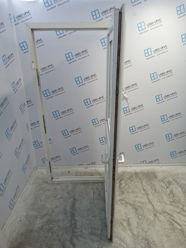 Used White Upvc Stable Back Door 910mm x 2040mm 0241 - Image 8