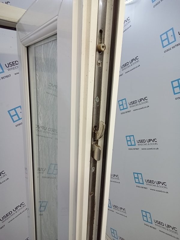 Used White Upvc French Doors 1100mm x 2030mm EA15 - Image 5