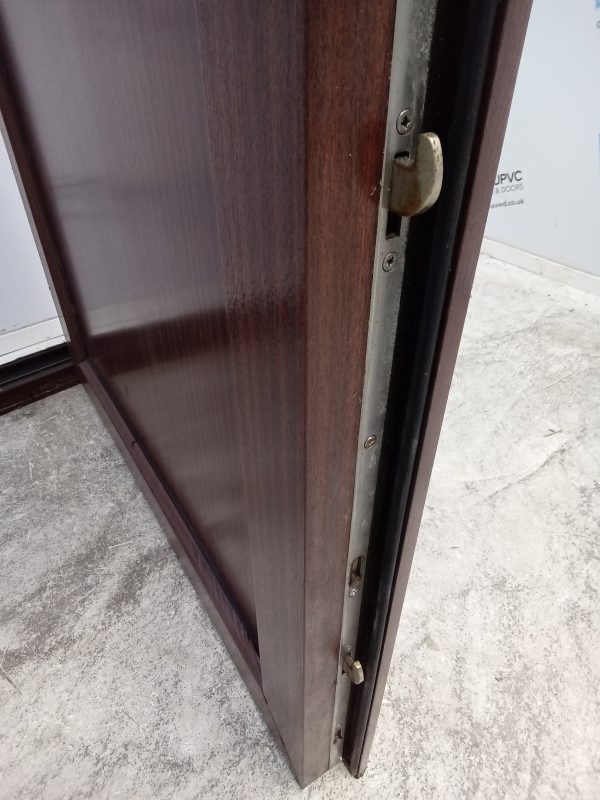 Used Woodgrain Upvc Back Door 925mm x 2070mm 0589 - Image 7