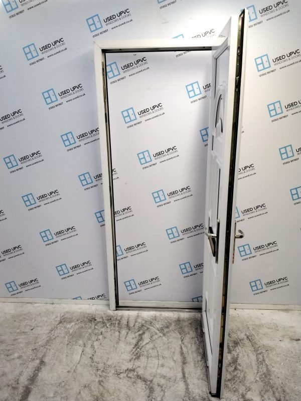 Used White Upvc Front Door 870mm x 2070mm 0786 - Image 3