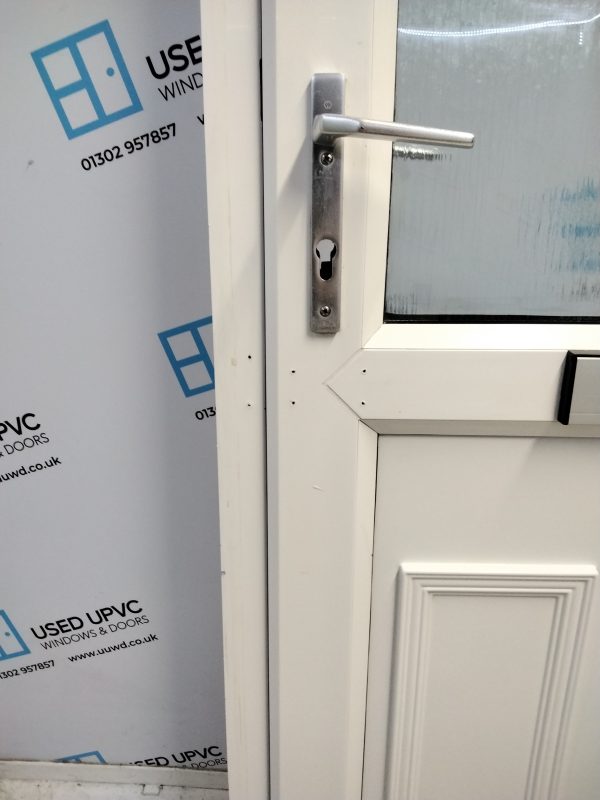 Used White Upvc Front Door 885mm x 2080mm 0802 - Image 6