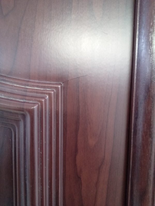 Used Rosewood Upvc Front Door 950mm x 2060mm 0144 - Image 4