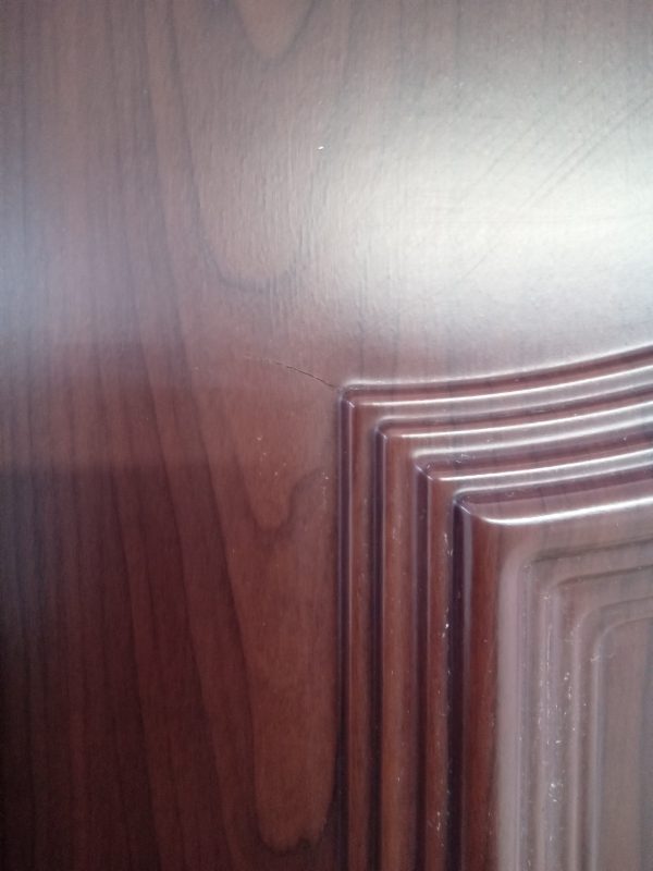 Used Rosewood Upvc Front Door 950mm x 2060mm 0144 - Image 5