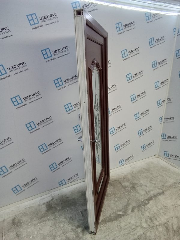 Used Rosewood Upvc Front Door 950mm x 2060mm 0144 - Image 6