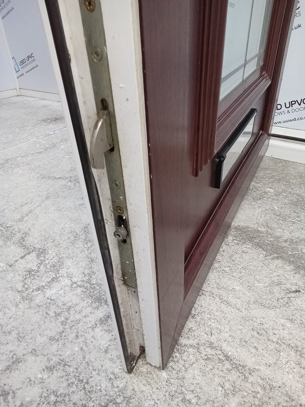 Used Rosewood Upvc Front Door 950mm x 2060mm 0144 - Image 10