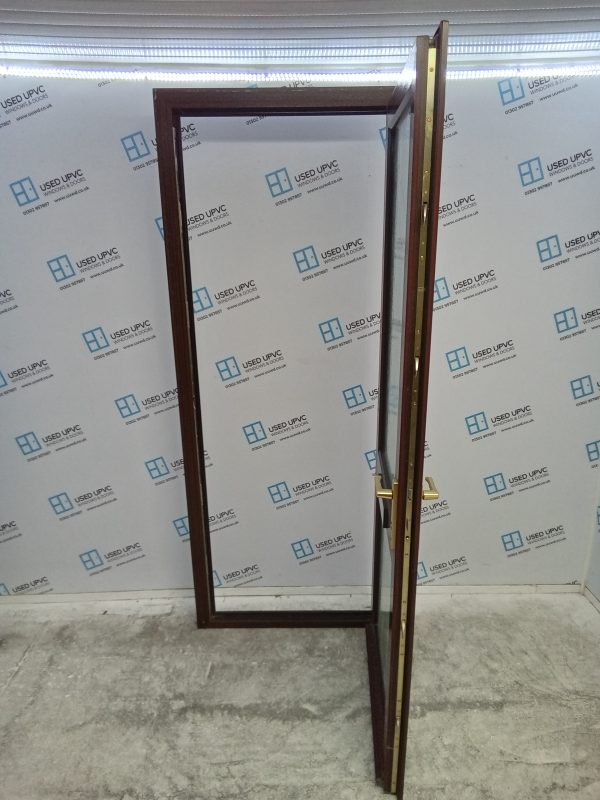 Used Woodgrain Upvc Front Door 900mm x 2250mm 0702 - Image 3