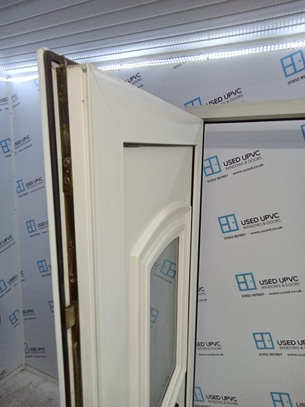Used White Upvc Front Door 915mm x 2060mm 0710 - Image 4