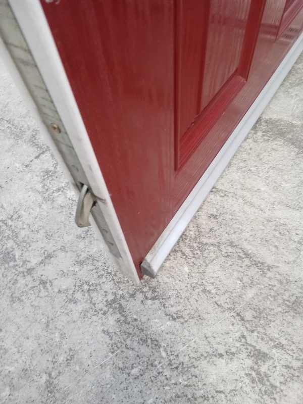 Used Red Composite Front Door 910mm x 2000mm 0766 - Image 8