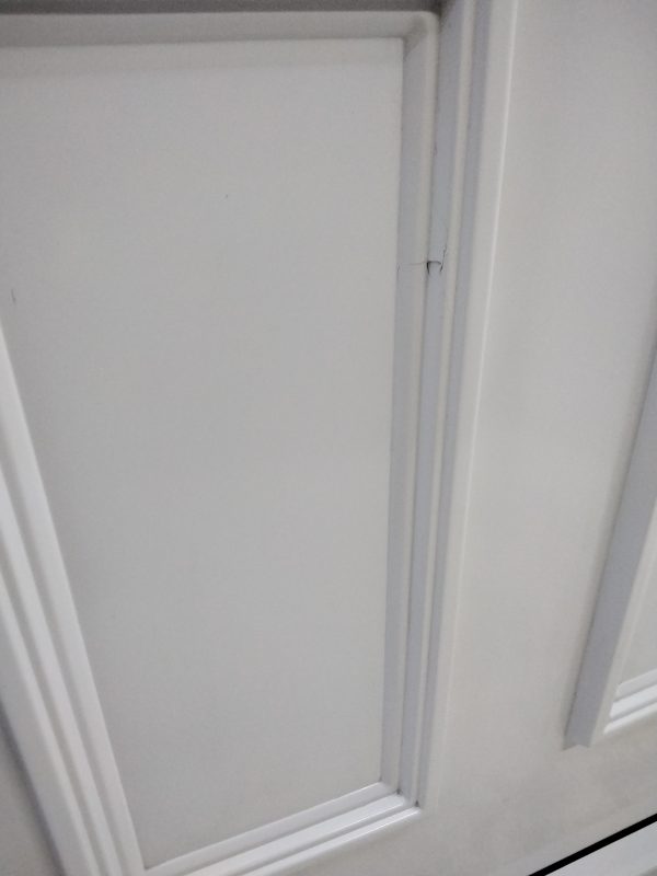Used White Upvc Front Door 890mm x 2050mm (Reduce To 870mm x 2030mm) 0231 - Image 7