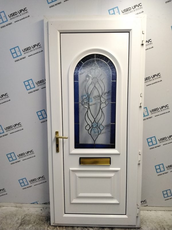 Used White Upvc Front Door 915mm x 2050mm 0260 - Image 2