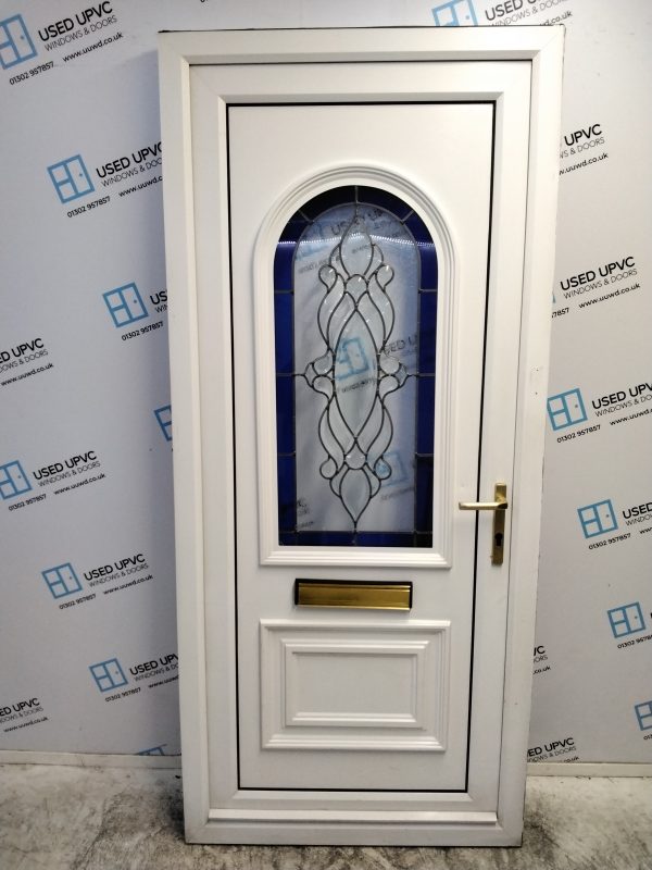 Used White Upvc Front Door 915mm x 2050mm 0260