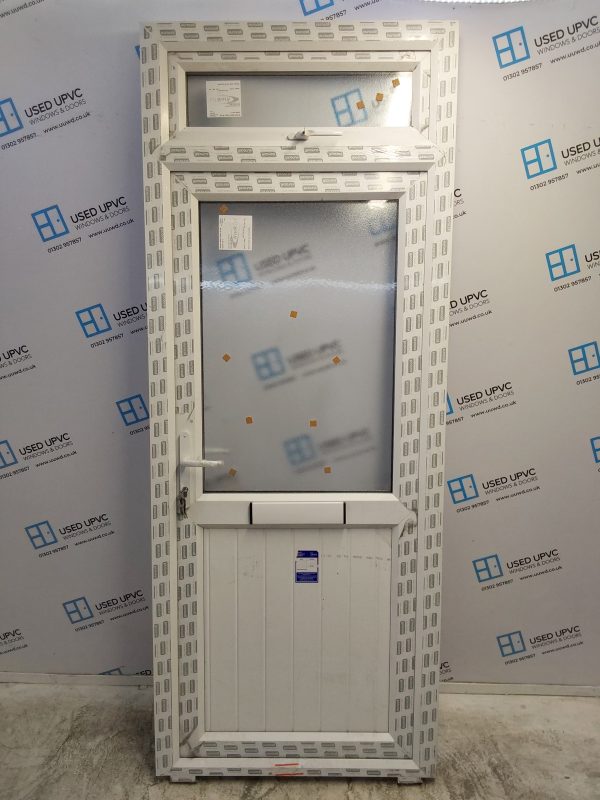 Brand New White Upvc Front Door And Toplight (onwards opening) 900mm x 2295mm ND14 - Image 2