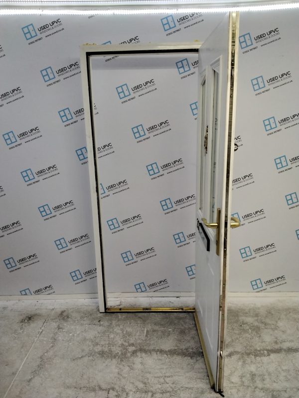Used White Composite Front Door 905mm x 2085mm 0582 - Image 3