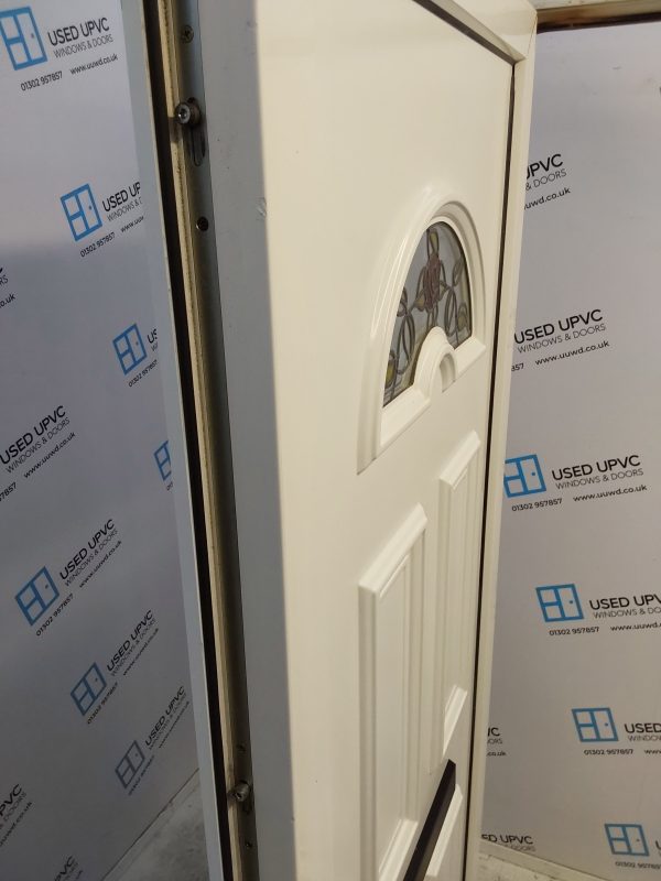 Used White Upvc Front Door And sides 1645mm x 2040mm DS030 - Image 4