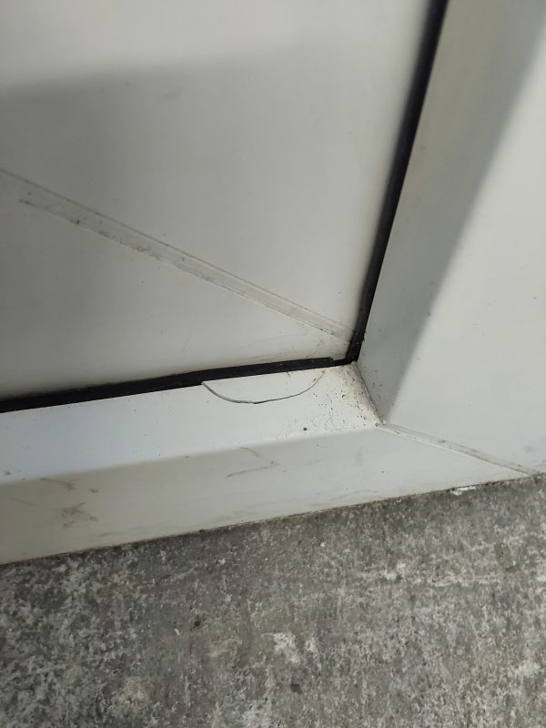 Used White Upvc Front Door 915mm x 2055mm 0345 - Image 4