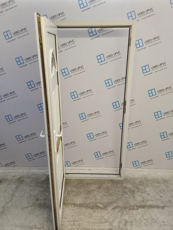 Used White Upvc Front Door 915mm x 2055mm 0345 - Image 3