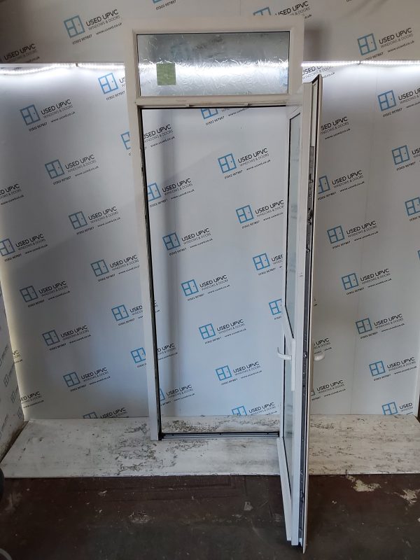 Brand New White Upvc Back Door And Toplight 910mm x 2440mm ND80 - Image 3